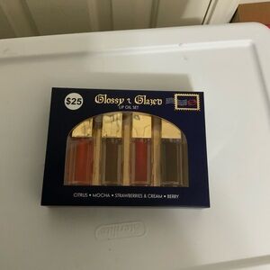 Lip Oil Set - Citrus, Mocha, Strawberries & Cream, Berry